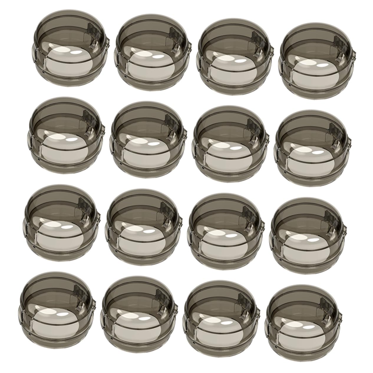 Uonlytech 96 Pcs Stove Knob Covers - Child Proof Oven Knob Locks & Range Knob Protectors - Heat Resistant Stove Button Covers for Kitchen Safety (Great for Homes with Kids & Pets)