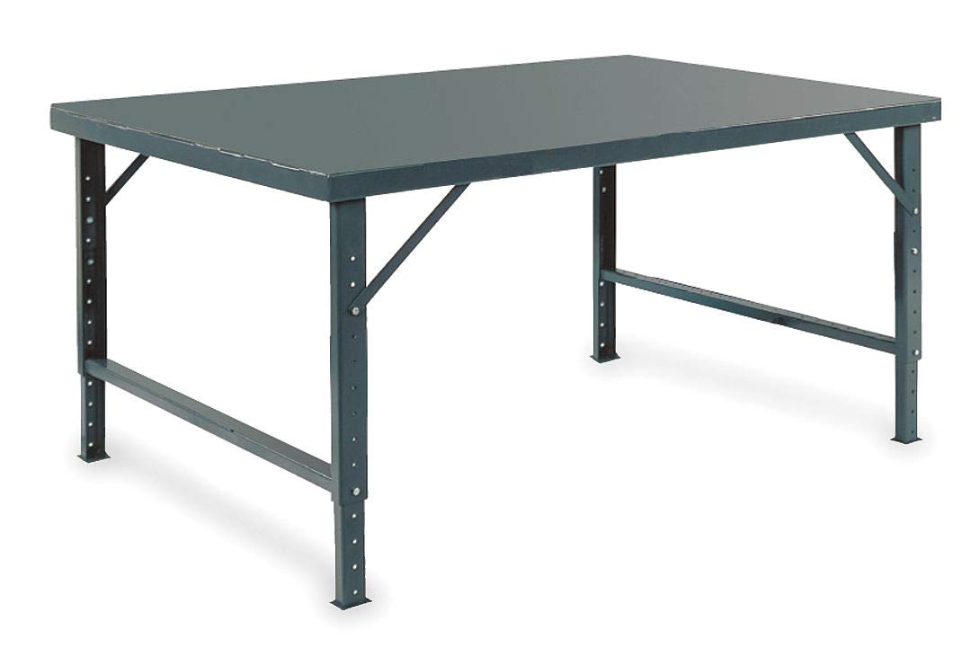 Heavy Duty Workbench 72x36 Inches - WBF-3672-95 Industrial Work Table with 135 lbs Weight Capacity - Sturdy Garage Work Bench for DIY Projects, Woodworking & Home Workshop Use