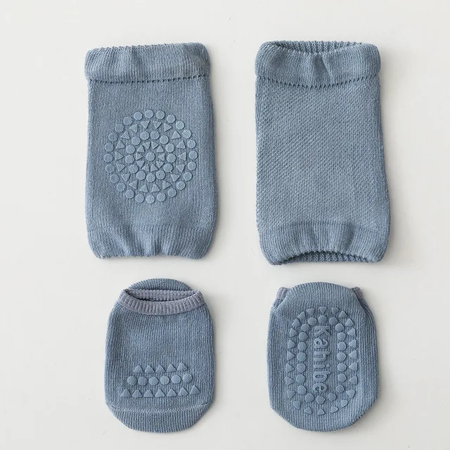 Baby Crawling Guard Set - Soft Knee & Elbow Pads for Toddlers Learning to Walk - Home Safety Protection for Hardwood Floors & Carpet