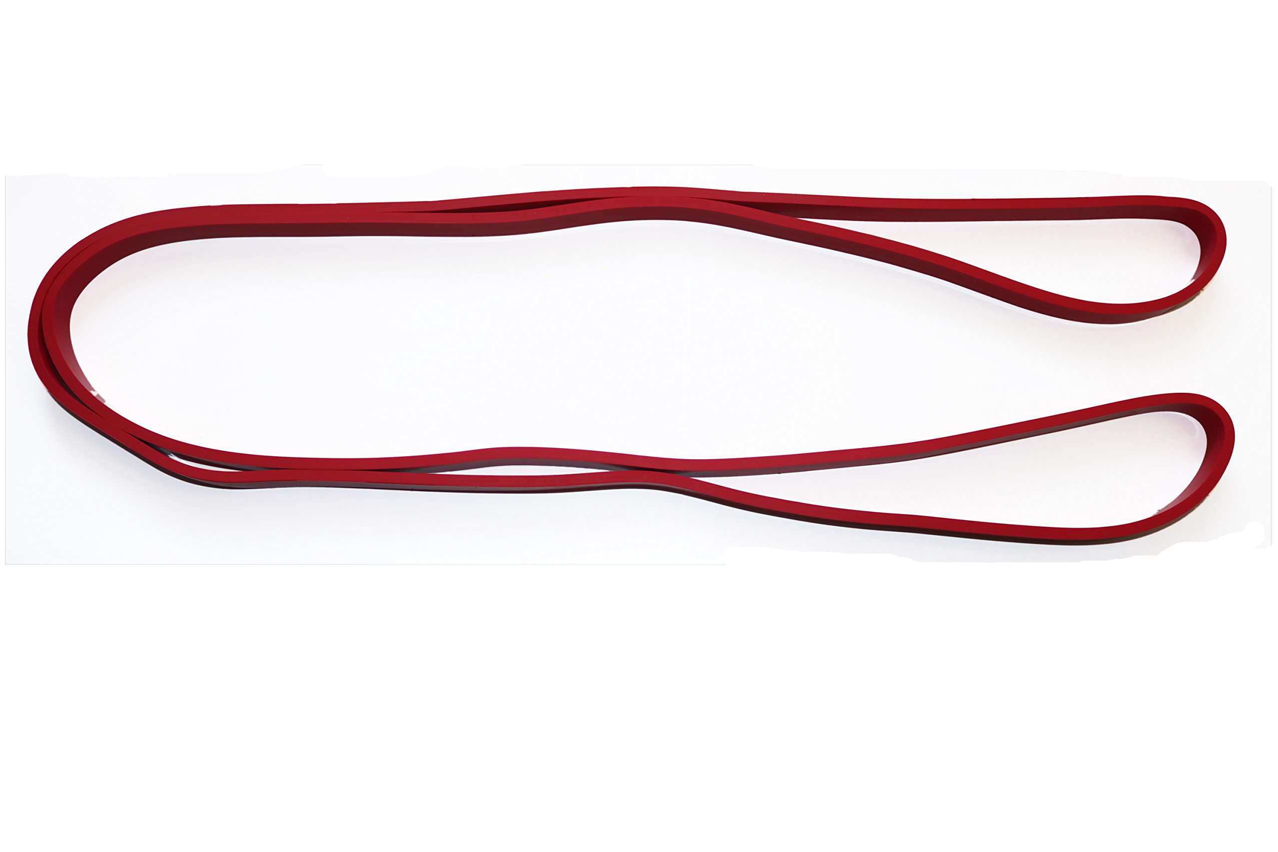 41 Inch Exercise Resistance Bands Set - 6 Adjustable Tension Levels (15-35lbs) for Strength Training, Pull Ups, Arms, Shoulders, Chest, Abs & Legs Workout - Ideal for Home Gym, Yoga, Pilates & Physical Therapy (Red)