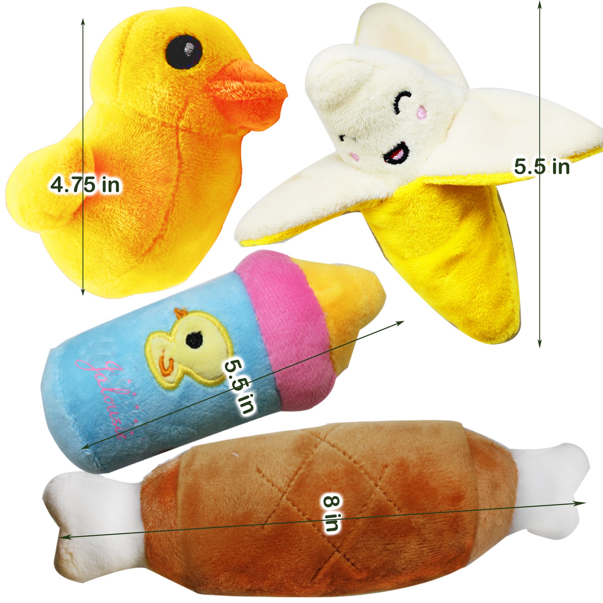 Premium 12-Pack Jalousie Multipack Squeaky Dog Toys for Small, Medium & Large Dogs - Durable Chew Toys for Aggressive Chewers, Puppy Teething & Playtime Fun