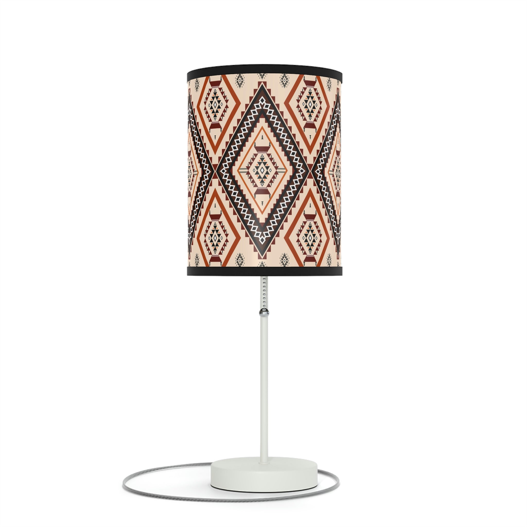 Southwestern Style Table Lamp for Bedroom & Living Room - Adjustable Reading Light with US/CA Plug - Perfect for Nightstands, Sofa Side Tables and Home Office Desks