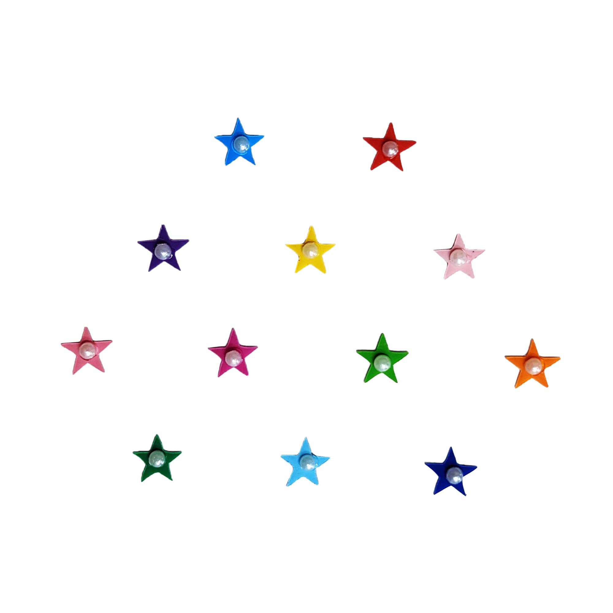 Comet Busters Cute Star-Shaped Baby Bindi Stickers for Kids - 6mm Face Decoration (Pack of 10) - Perfect for Birthday Parties, Halloween Costumes & Indian Festivals