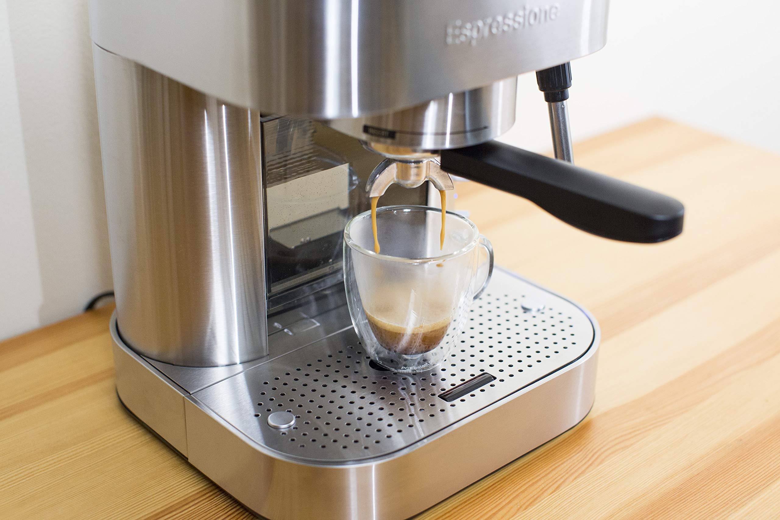 Premium Stainless Steel Espresso Machine for Home & Office - Barista-Quality Coffee Maker with Steam Wand for Lattes & Cappuccinos | Perfect for Coffee Enthusiasts & Small Businesses
