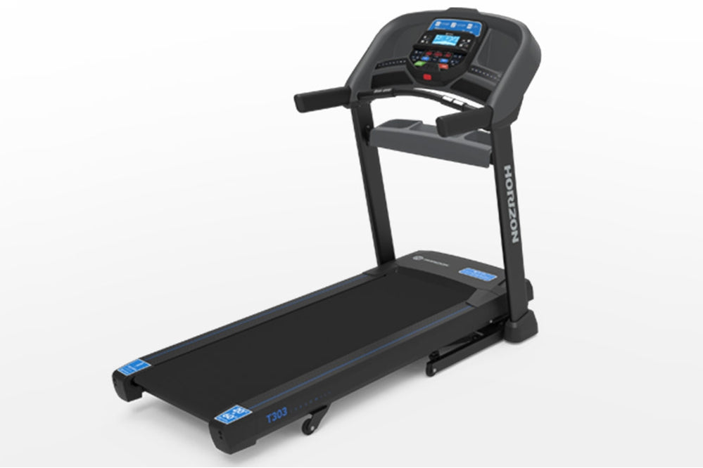 Horizon T303 Folding Treadmill - Compact Home Gym Equipment for Running & Walking | Perfect for Small Spaces & Apartment Workouts