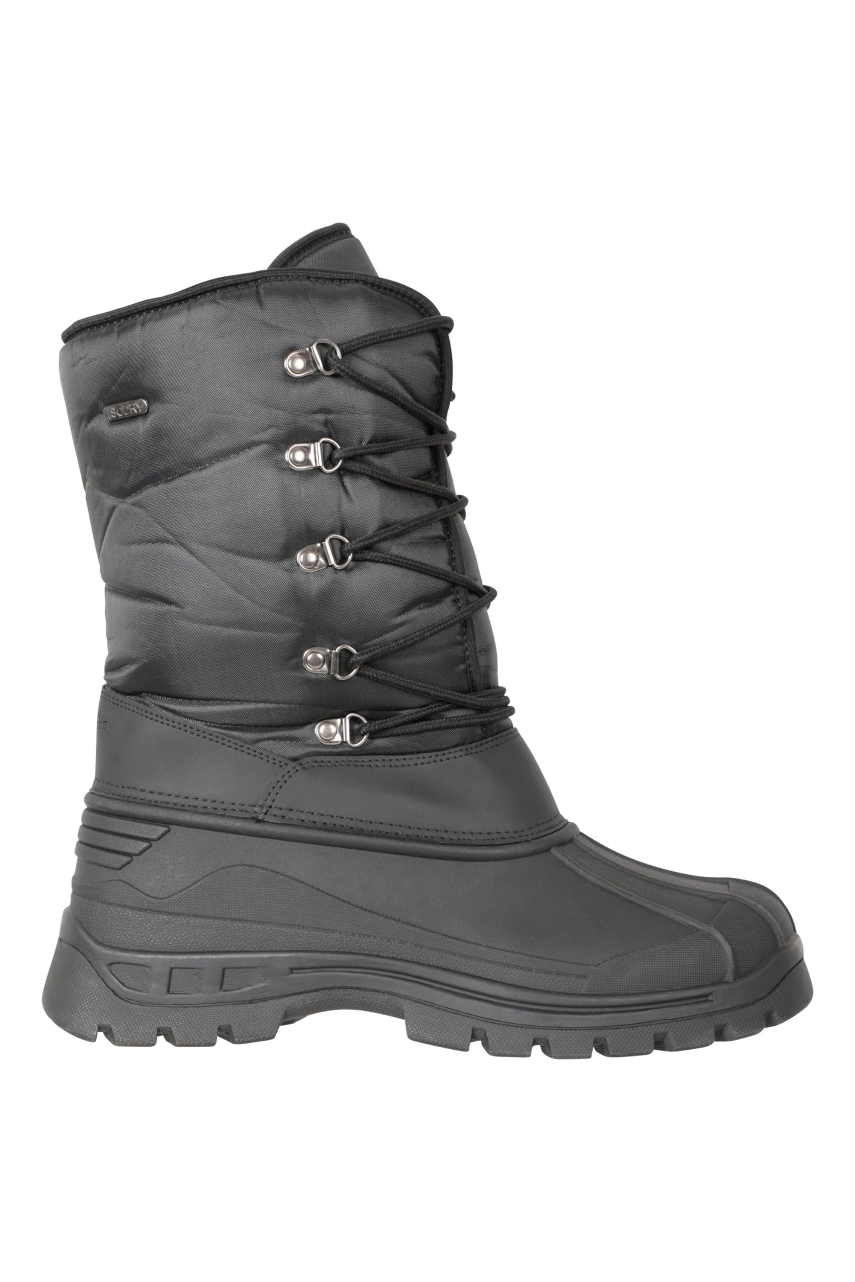 Mountain Warehouse Men's Plough Snow Boots - Waterproof Winter Boots for Hiking, Snowshoeing & Outdoor Adventures