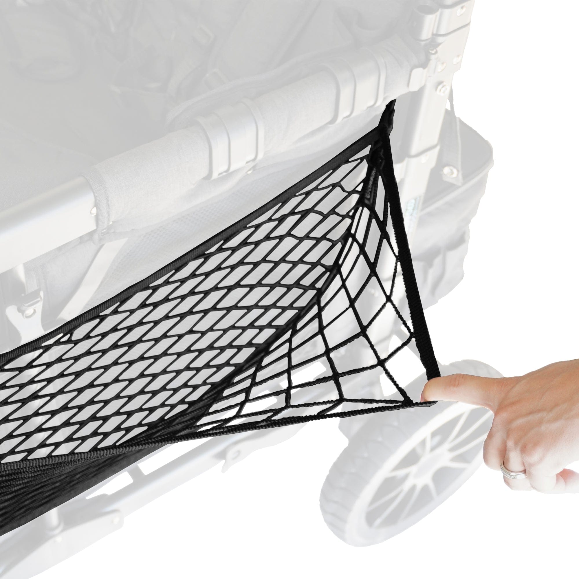 Wonderfold WonderNet Cargo Mesh Net Bag - Durable Storage Organizer for Strollers, Wagons & Outdoor Gear - Perfect for Travel, Camping & Beach Trips