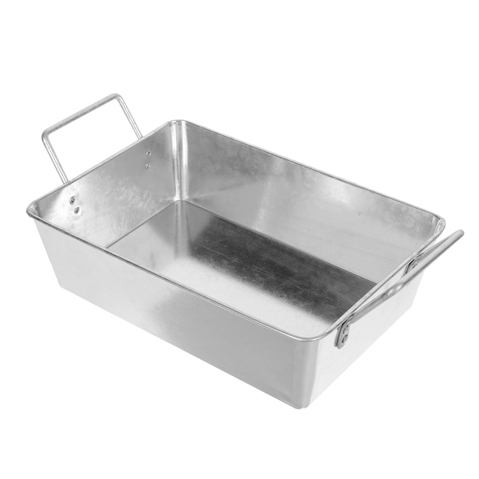 Happyyami Chicken Wing Baking Pan - Heavy Duty Metal Fry Chicken Platter Ears Bakeware with Cooling Rack for BBQ, Snacks, Parties & Home Cooking