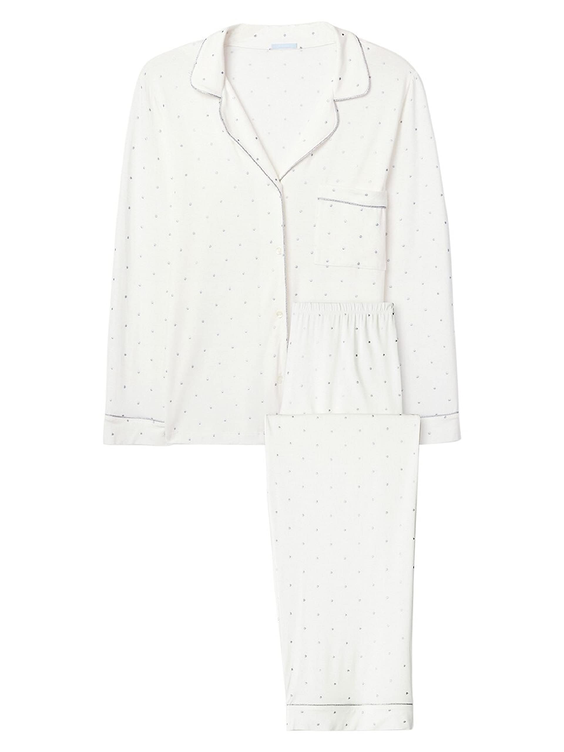 Eberjey Gisele Classic Women's Pajama Set - Soft Long Sleeve Sleep Shirt & Comfortable Lounge Pants | Cozy Nightwear for Relaxing at Home, Sleepovers & Gift Giving