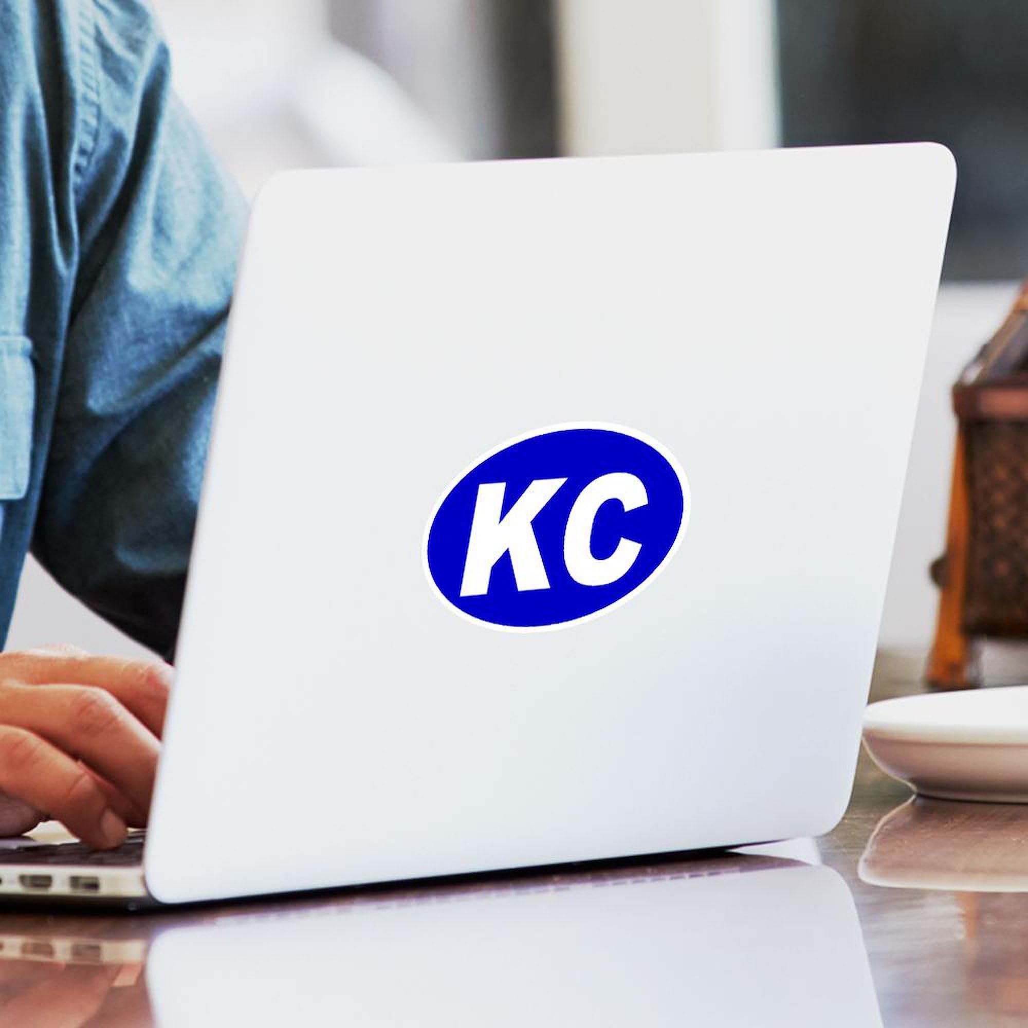 Kansas City, Kansas Oval Car Bumper Sticker - Decorative Vinyl Decal for Cars, Laptops & Windows | Show Your KC Pride