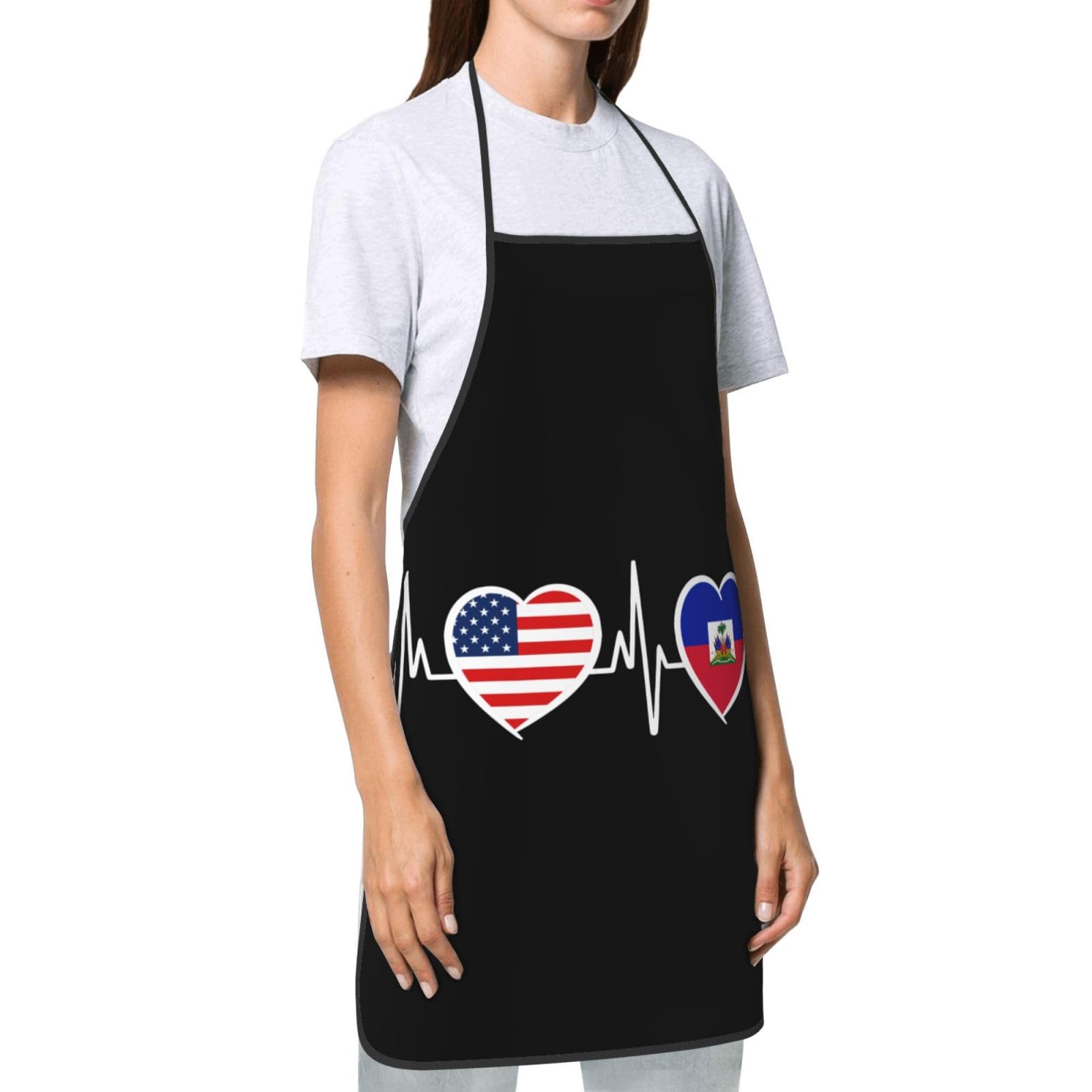 Funny Chef Apron - Kitchen Cooking Apron with Bib for Men & Women - Perfect for BBQ, Baking, Grilling & Home Cooking