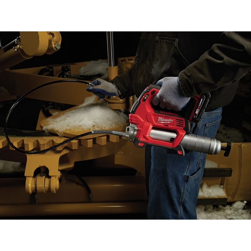 M18 18V Lithium-Ion Cordless 2-Speed Grease Gun (Tool Only) - Perfect for Automotive, Industrial & Heavy-Duty Equipment Maintenance