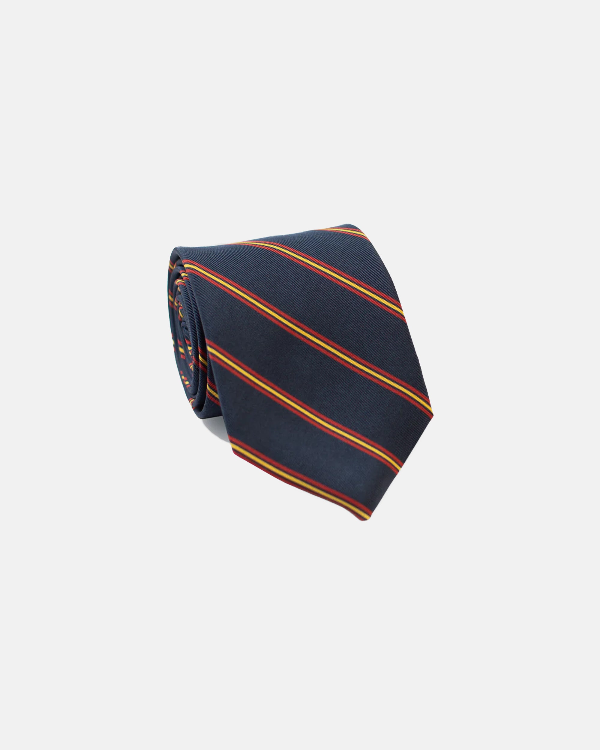 Royal Army Ordnance Original Style Regimental Irish Poplin Tie - Classic Military Necktie for Formal Events & Office Wear