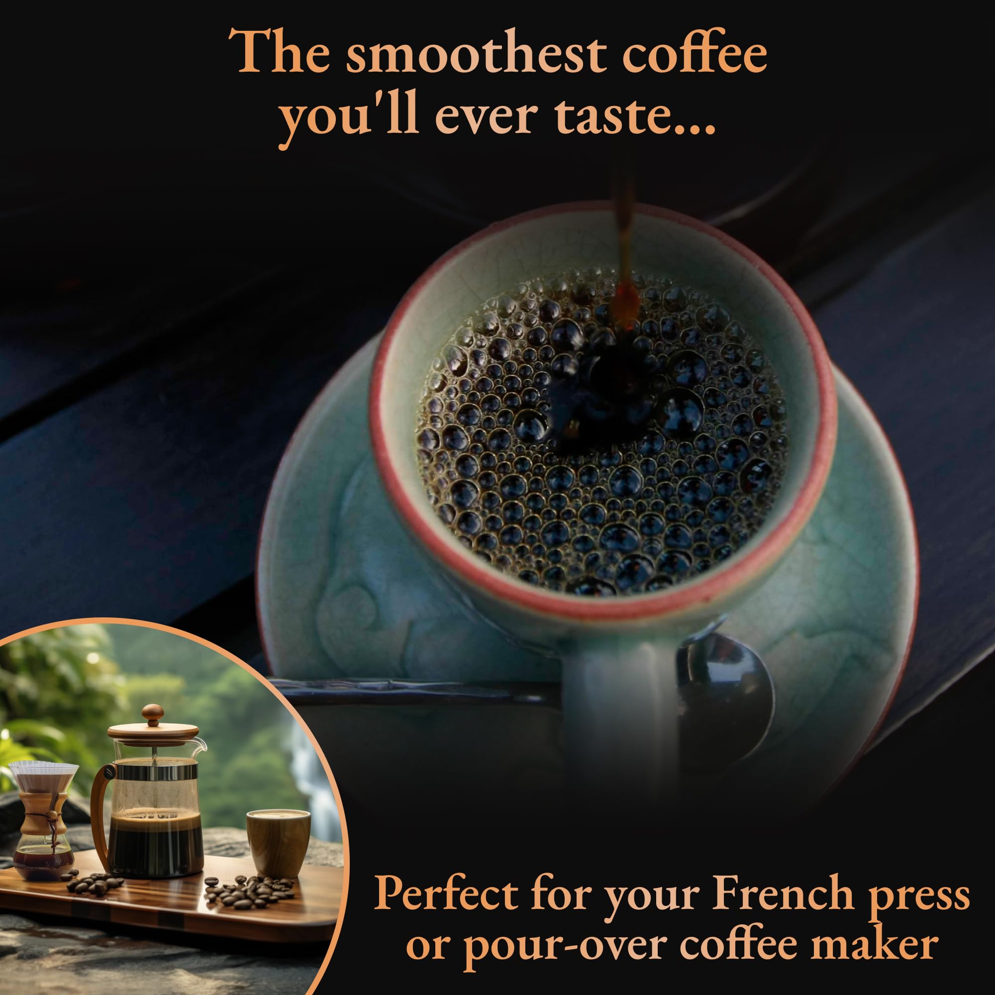 Black Ivory Coffee Mahout's Blend - Premium Low Acid Arabica Coffee Beans, Medium Roast, World's Most Expensive Elephant Refined Coffee - Perfect Luxury Gift for Coffee Lovers, Ideal for Special Occasions & Gourmet Coffee Tasting