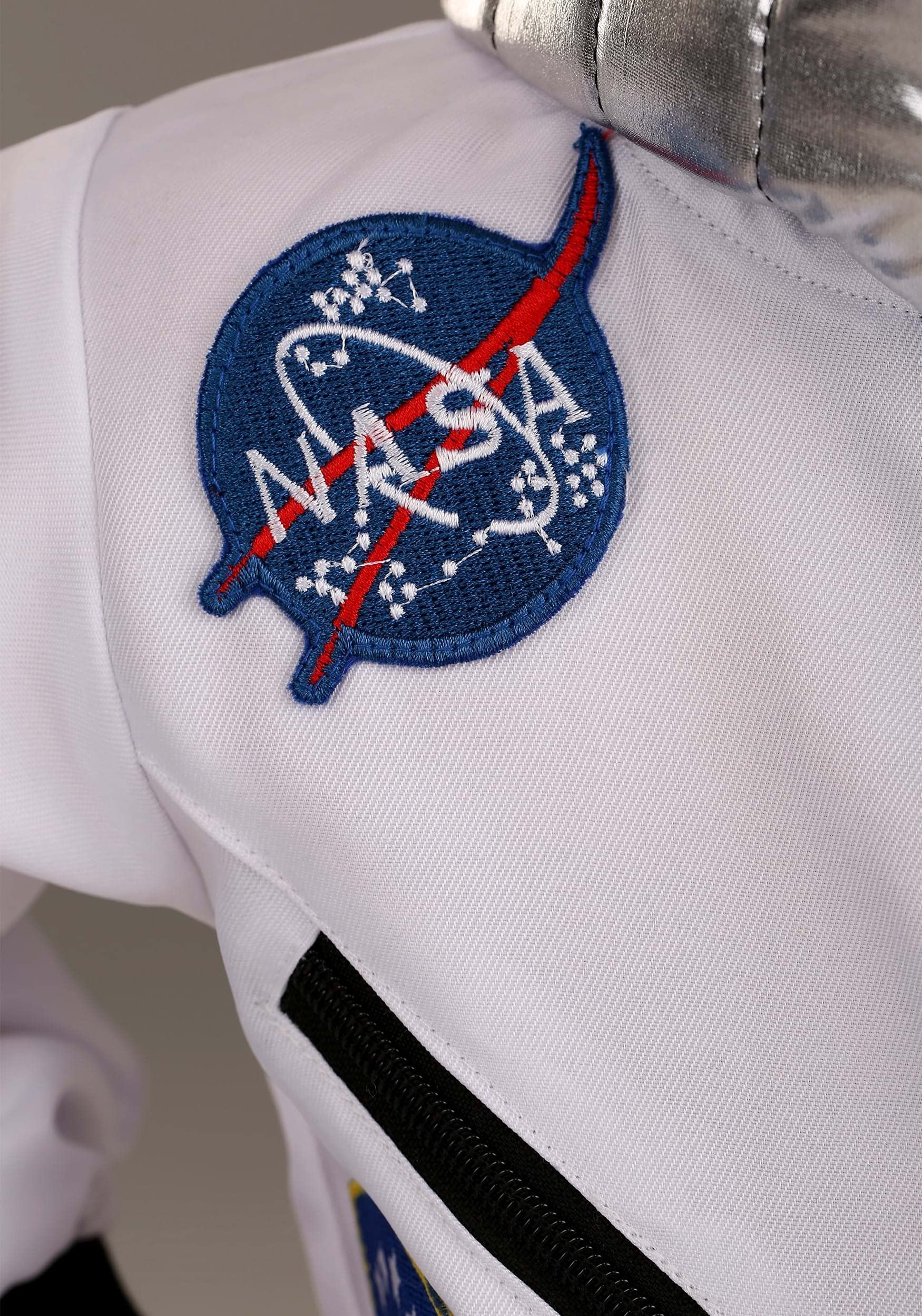 White Astronaut Costume for Toddlers - Kids Space Suit Dress Up for Halloween, Cosplay & Birthday Parties