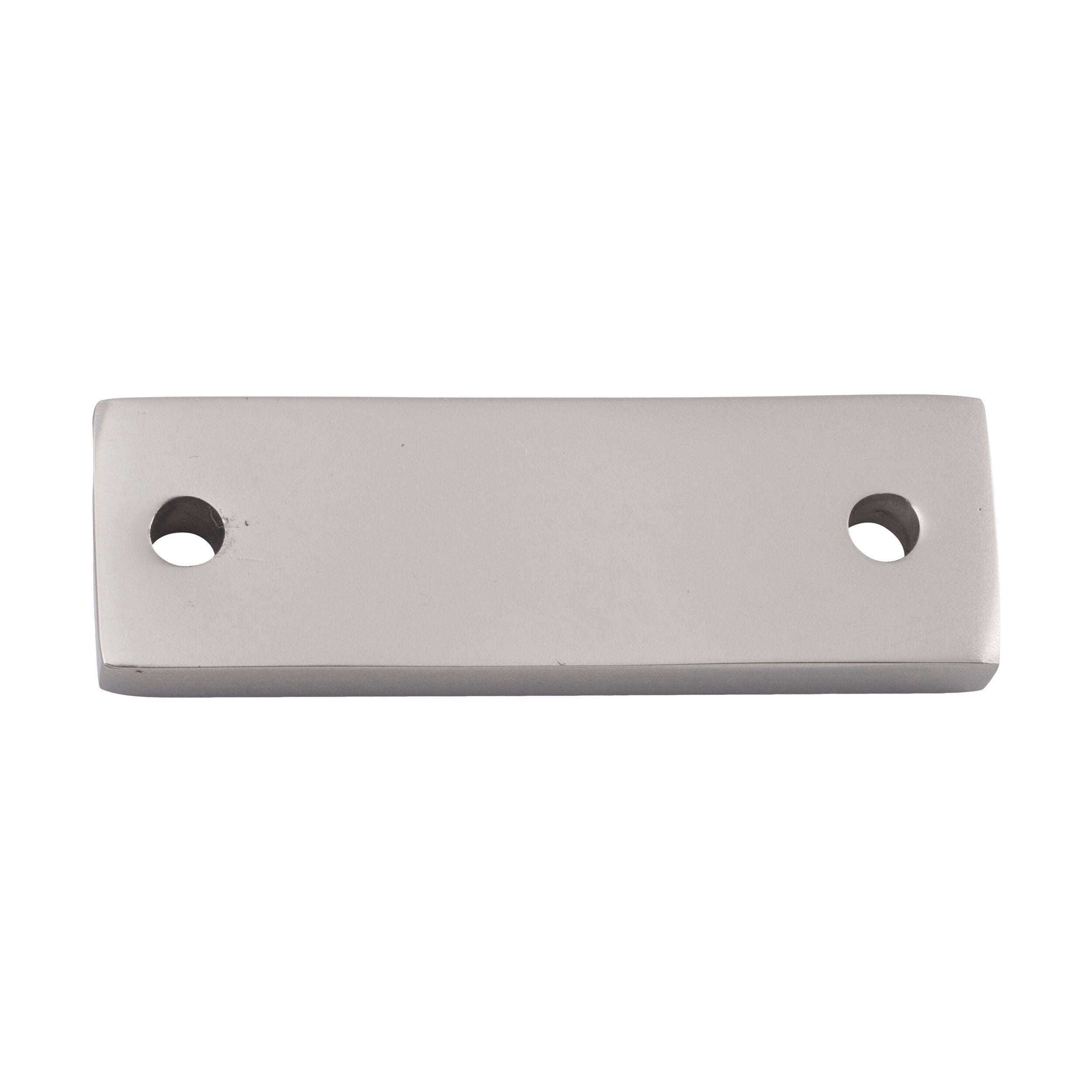 6586 Casement Window Fastener Spacer - 6mm Thick Satin Nickel Finish - Perfect for Sliding & Awning Windows Installation
