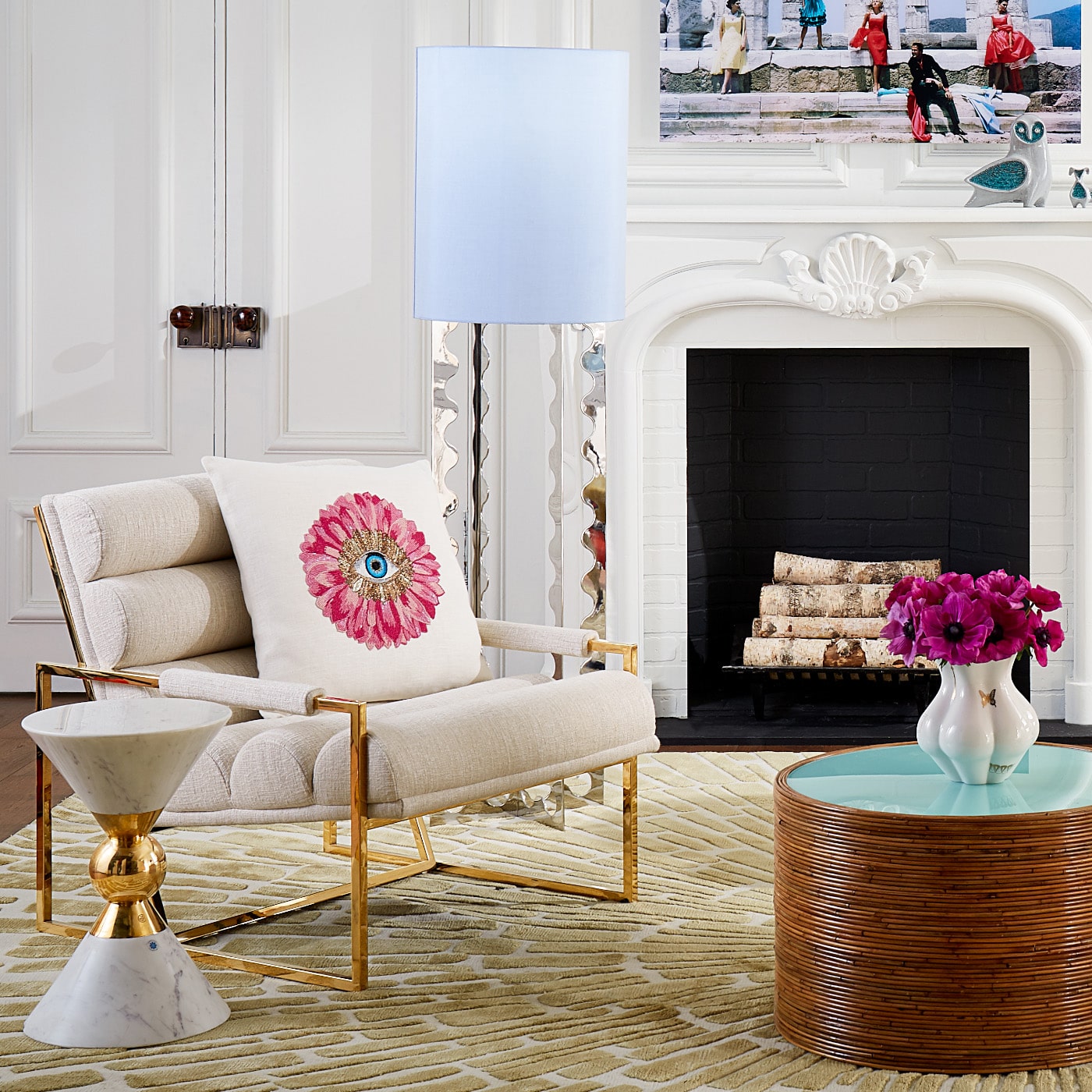 Stylish Canaan Accent Table - Modern Side Table for Living Room, Bedroom & Office - Perfect for Home Decor & Small Spaces