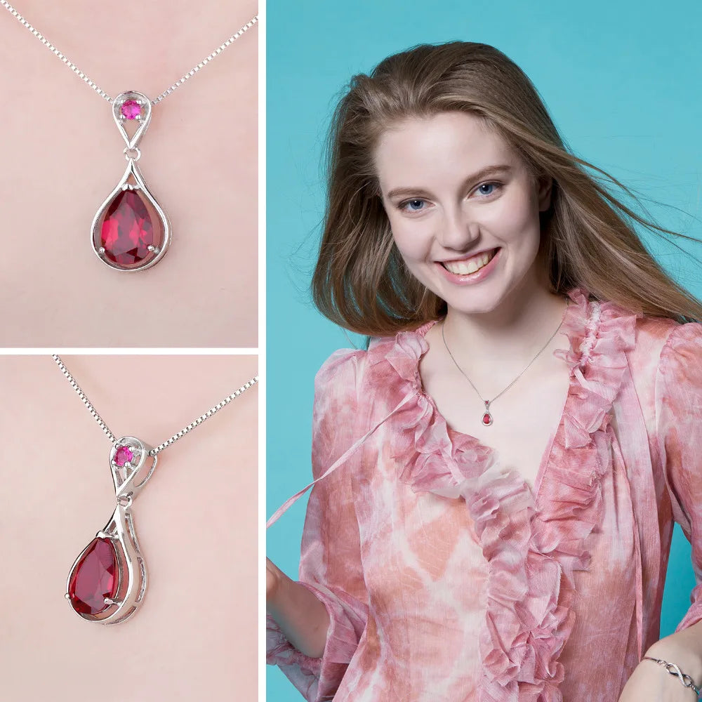 Flam Whisper Necklace - Elegant Sterling Silver Pendant for Women | Perfect Gift for Her | Valentine's Day, Anniversary & Special Occasions | Everyday Jewelry & Date Night Accessory
