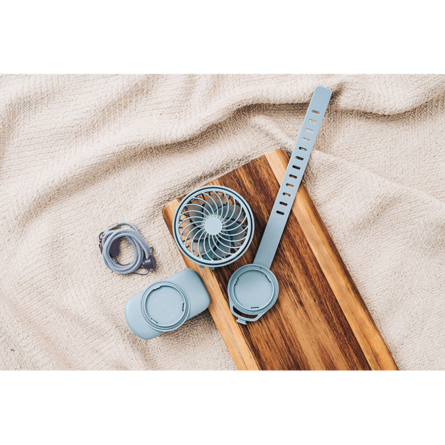 LIFEON 5-Way Hands-Free Mini Fan - Portable Personal Cooling Fan for Office, Home, Travel, Gym & Outdoor Activities