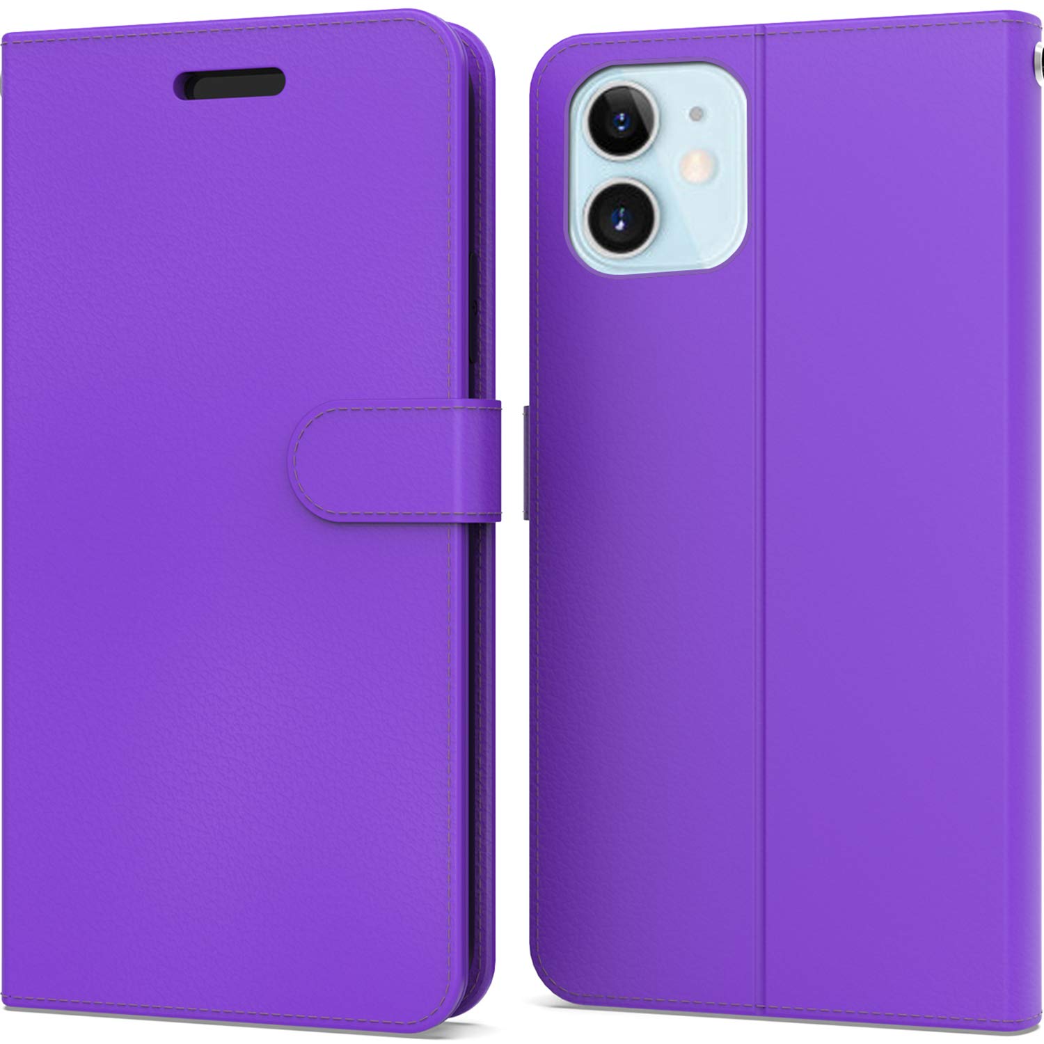 RFID Blocking PU Leather Wallet Case for Apple iPhone 12 Mini (5.4