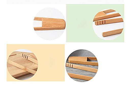 WOIWO 1PC Bamboo Bread Clip - Vegetable, Kimchi, Steamed Bun & BBQ Kitchen Utensil - Perfect for Baking, Cooking, Food Prep & Picnics