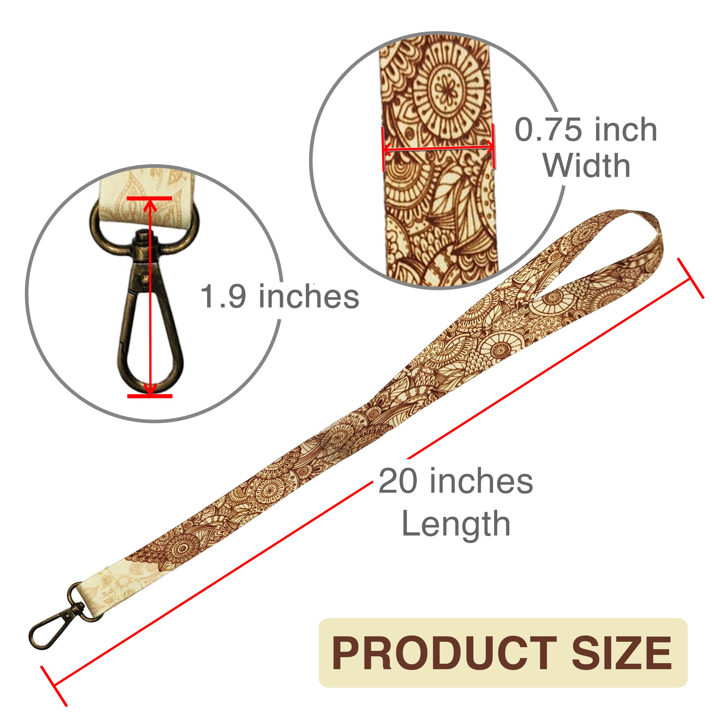 EASTEX Sunflower Lanyard Keychain - Durable ID Badge Holder with Sunflower Design - Adjustable Neck Strap for Keys, Badges & ID Cards - Perfect for Work, School, Events & Nursing Staff Gifts