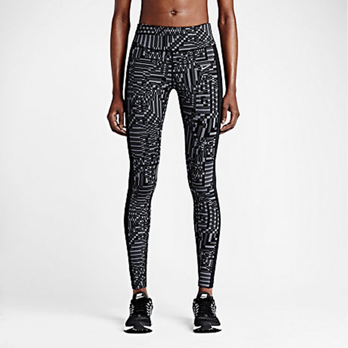 Nike Epic Lux Printed Women's Running Tights - XS (Xtra Small) - Black - 686038-060 | High-Waisted Yoga Pants for Gym, Jogging & Workout