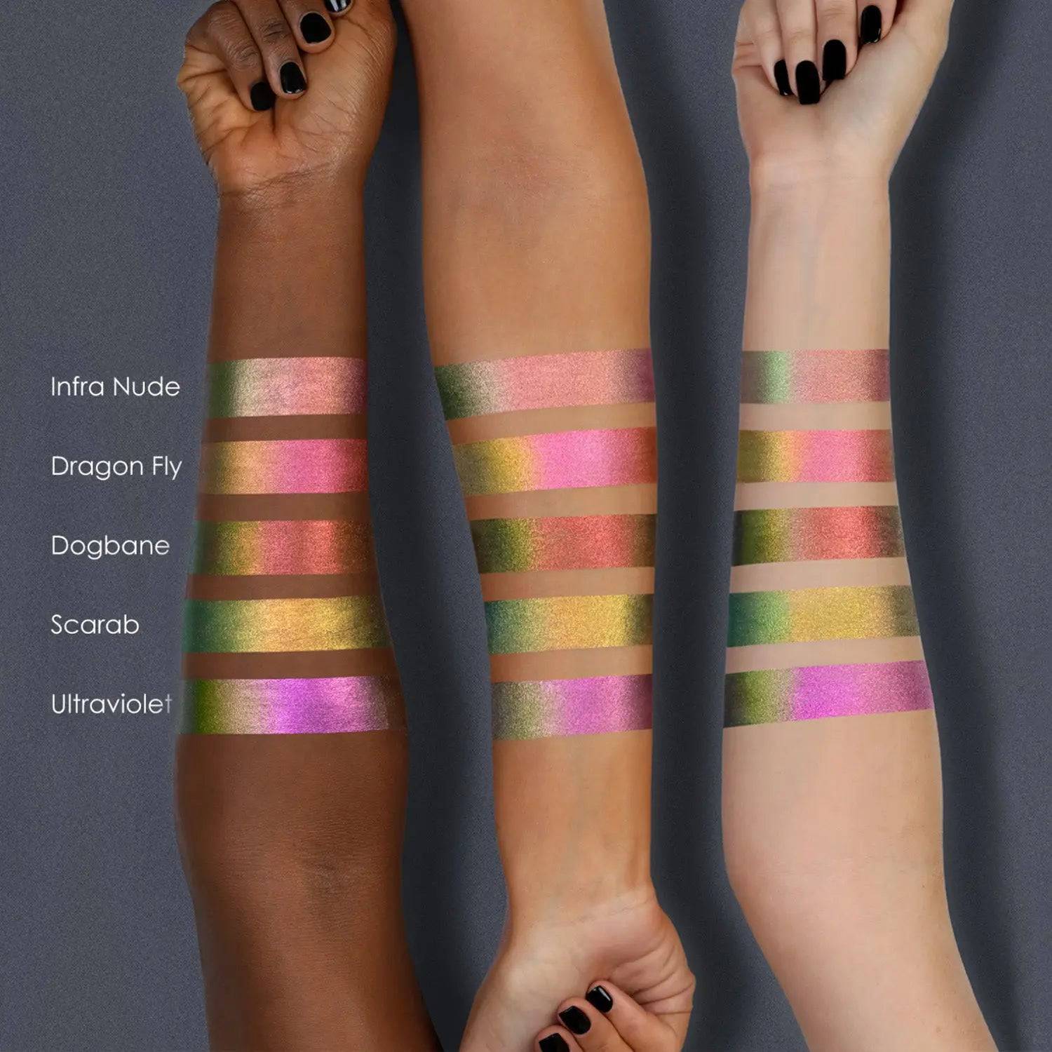 Chromium Liquid Eyeshadow - Long-Lasting Metallic Shimmer Makeup for Day & Night Glam Looks | Perfect for Parties, Weddings & Special Occasions
