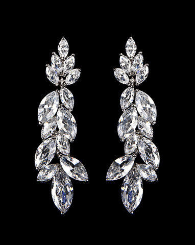 Elegant Bridal Earrings by Stephanie Browne – Perfect for Weddings, Prom & Special Occasions