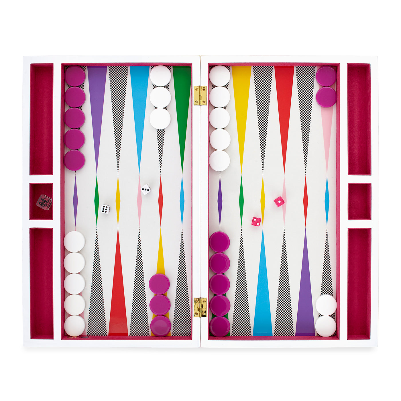 Premium Checkerboard Backgammon Set - Classic Wooden Board Game with 30 Pieces for Adults & Family - Perfect for Game Nights, Travel & Home Decor