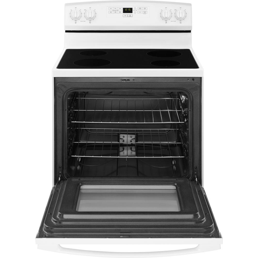 Amana 30-Inch Freestanding Electric Range YAER6303MFW - Perfect for Home Kitchens, Baking & Family Cooking