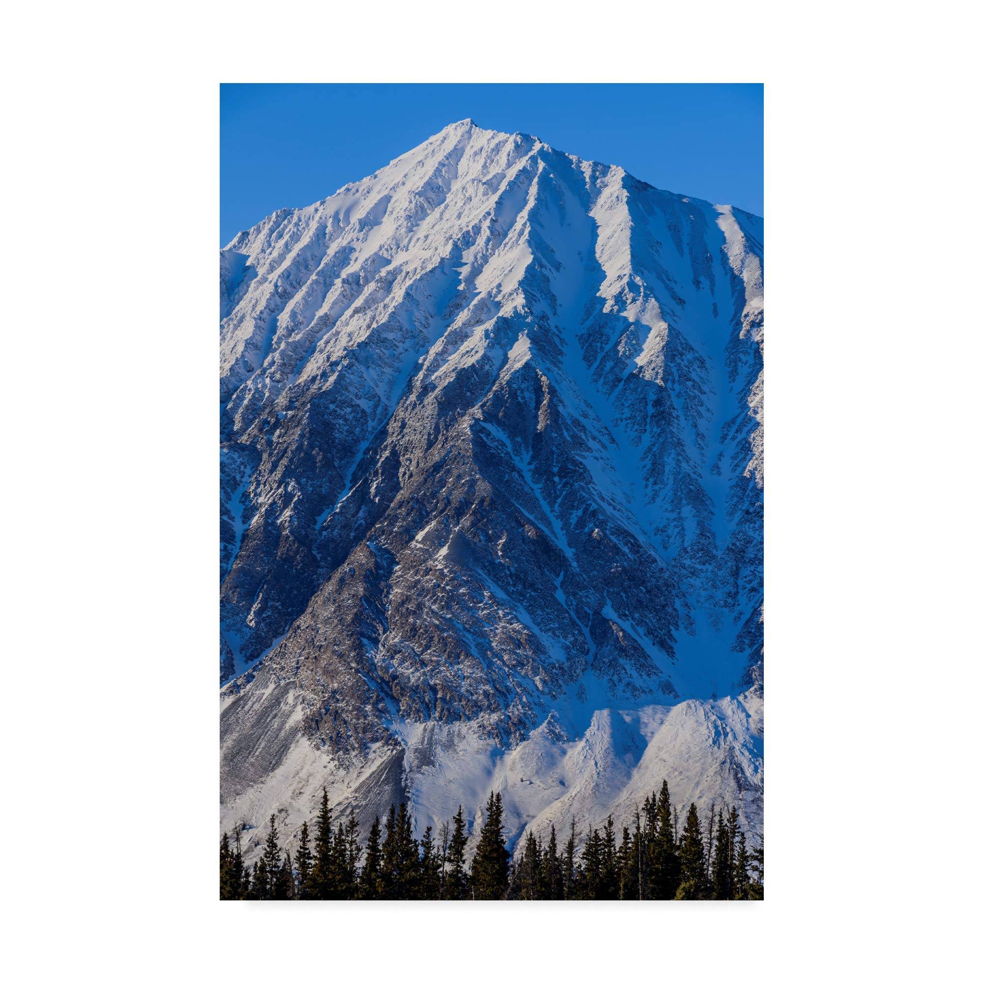 Trademark Global Brenda Petrella 'Ragged Edges' Canvas Wall Art Print - Modern Home Decor for Living Room, Bedroom & Office