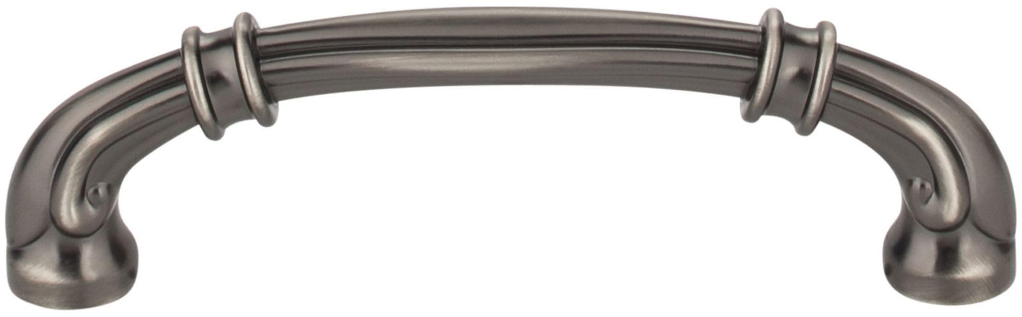 Jeffrey Alexander 317-96ABSB Lafayette Pull - Antique Brass Cabinet Handle for Kitchen & Bathroom - Vintage Style Hardware for Drawers & Cabinets