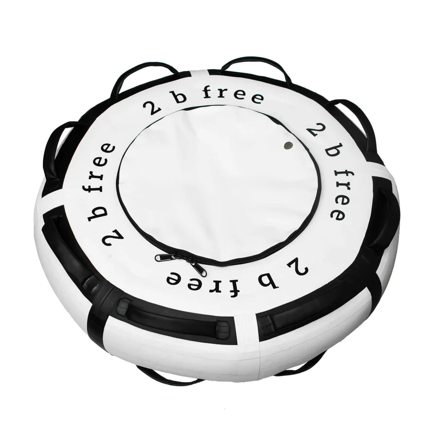 2BFREE Freediving Buoy - High Visibility White Safety Float for Scuba Diving & Spearfishing | Perfect for Ocean, Lake & Open Water Adventures