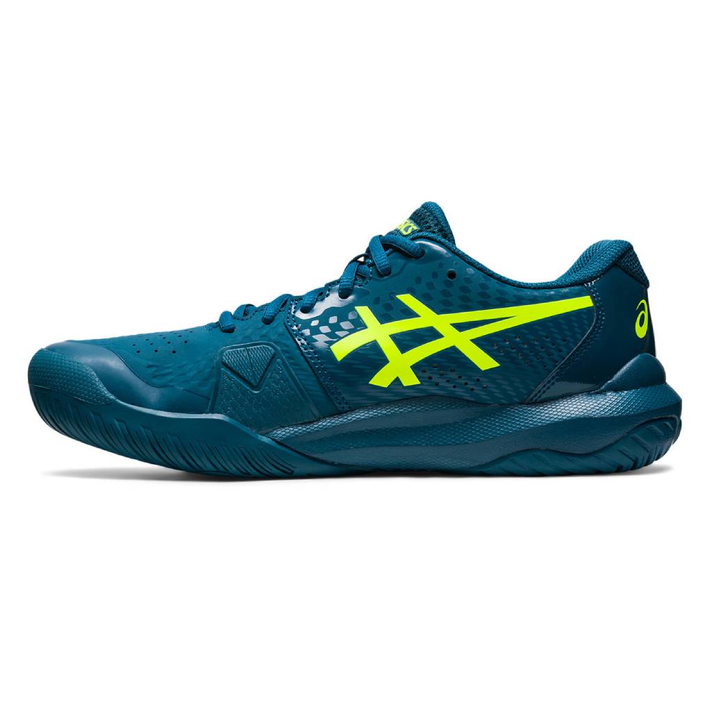 ASICS Gel Challenger 14 Men's Tennis Shoes - Lightweight Performance Court Shoes for Men in Blue/Yellow | Perfect for Hard Court & Clay Court Tennis Matches