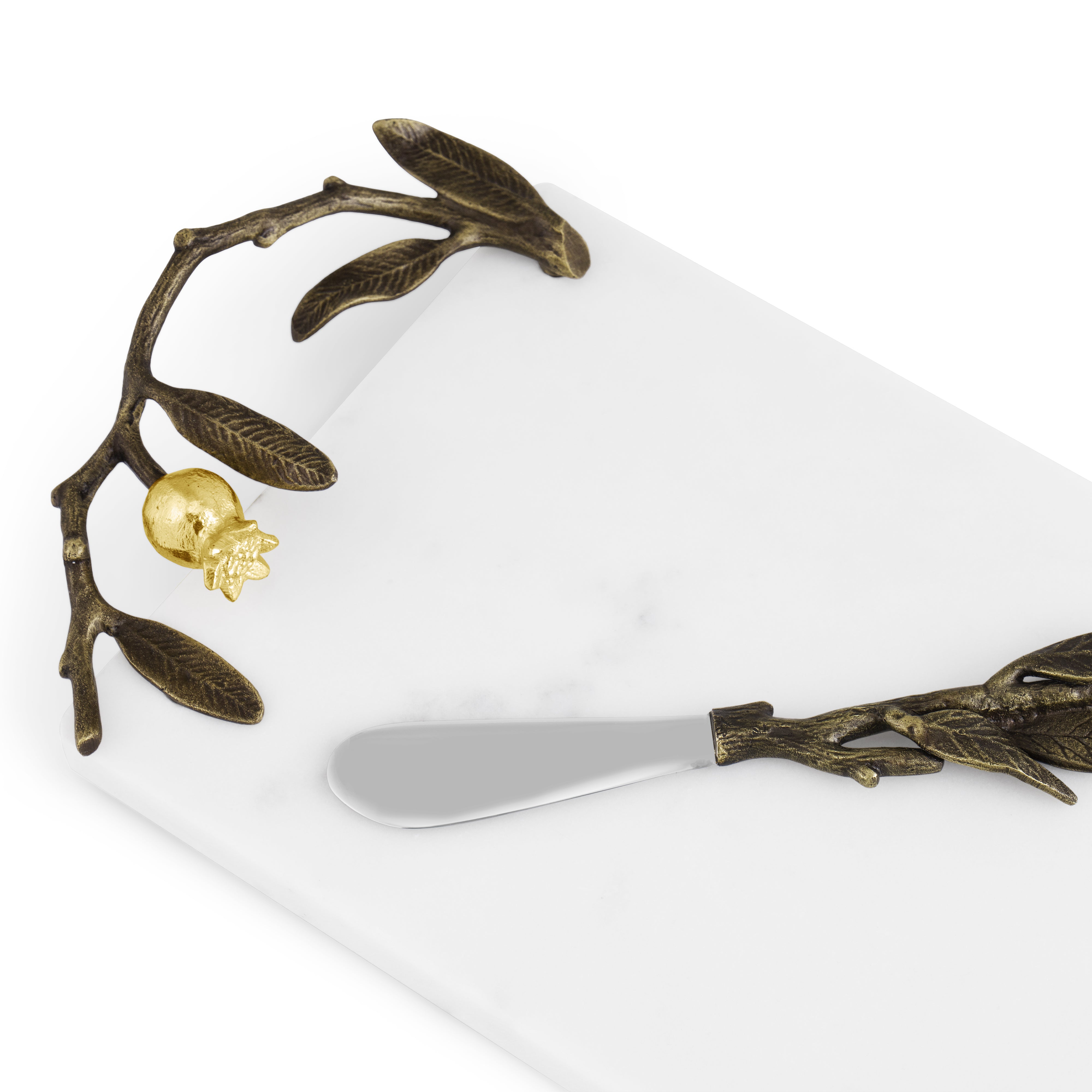 Premium Pomegranate Wood Cheese Board with Knife Set - Perfect for Charcuterie, Cheese Platters & Entertaining