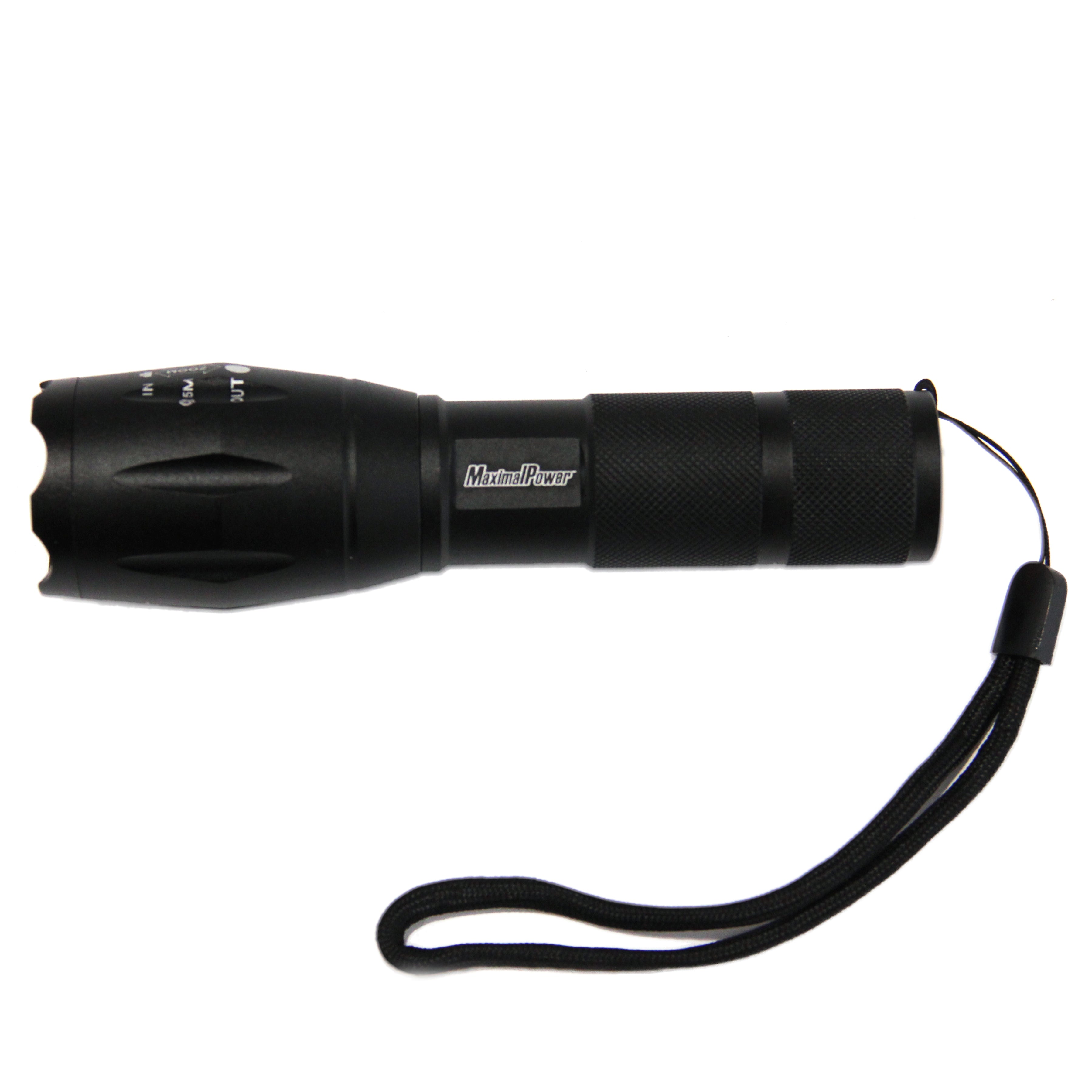 MaximalPower Mini LED Flashlight - Ultra Bright 1000 Lumens, 18650 Rechargeable Battery, Waterproof & Durable for Camping, Hiking, Emergency, Outdoor Adventures