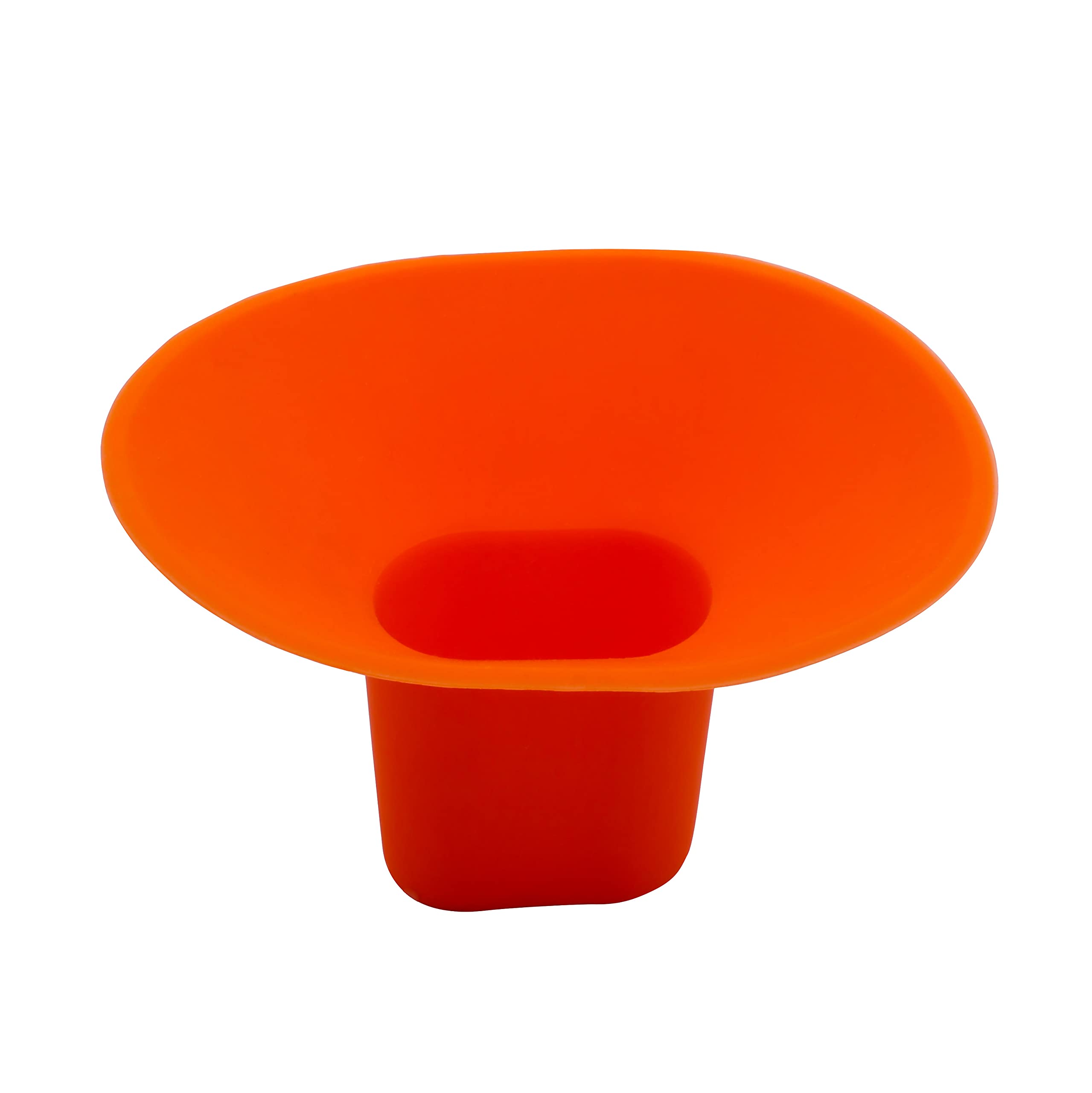 SAUTVS Orange Silicone Funnel for Can-Am UTVs, Motorcycles, Cars, Boats & Trucks - Durable, Flexible & Leak-Proof (1PC) - Perfect for Oil Changes, Fuel Transfer & Fluid Maintenance