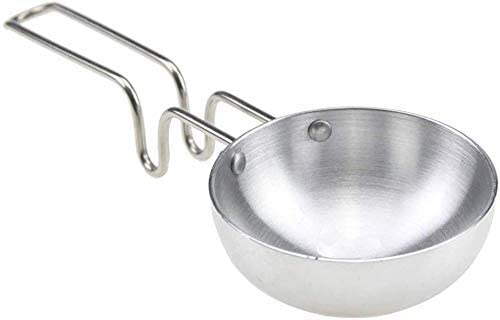 Premium TABAKH Aluminum Tadka Pan with Long Handle - Ideal for Spice Roasting, Tempering & Indian Cooking - Perfect for Tadka, Vaghar & Frying - Durable Kitchen Essential for Home Chefs & Restaurants