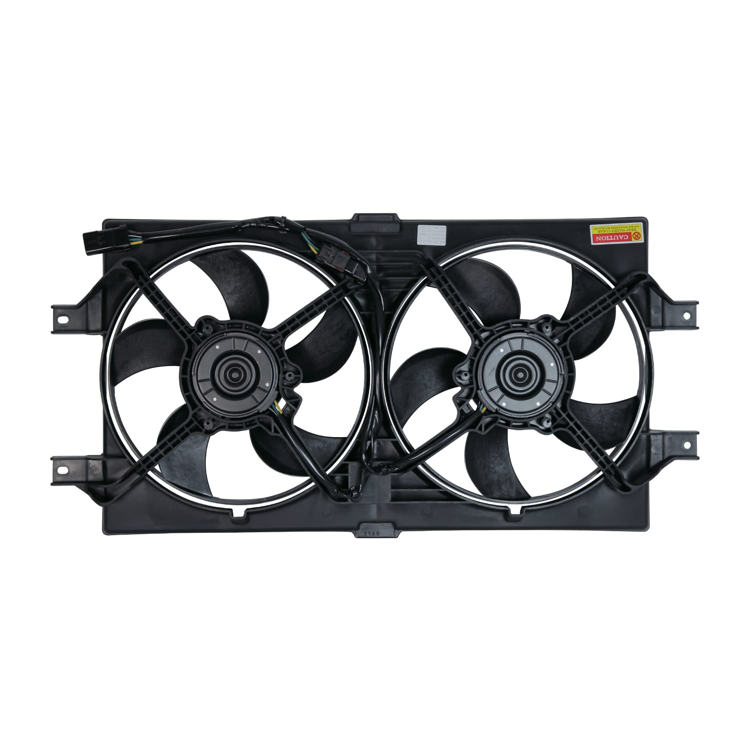 TYC 620190 Cooling Fan Assembly Replacement for 1998-2004 Chrysler Concorde - Engine Cooling System Part - Perfect for Overheating Prevention & Summer Driving