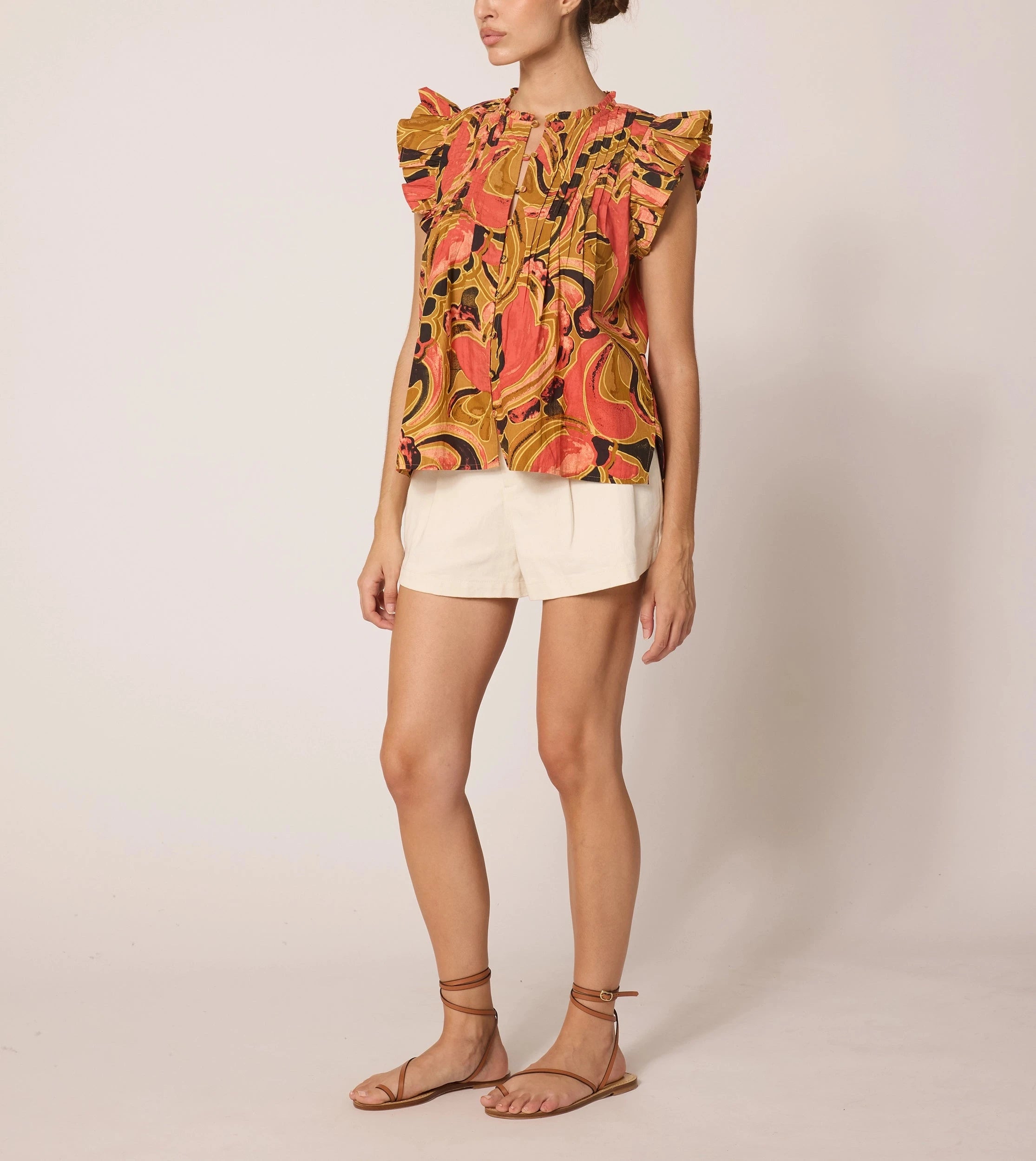 Maritza Blouse by Osaria | Elegant Women's Fashion Top for Work & Evening Out