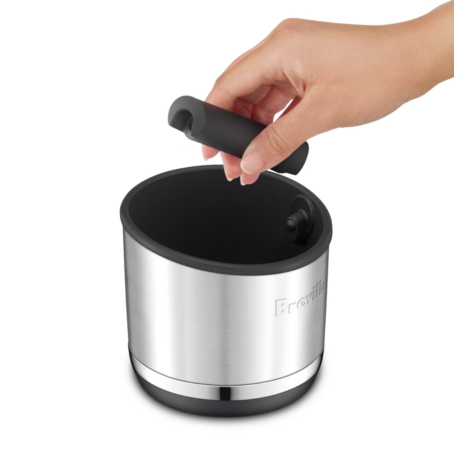 Breville Knock Box 10 - Premium Coffee Grounds Container for Espresso Machines | Perfect for Home Baristas & Coffee Shops | Compact & Durable Design for Easy Coffee Waste Disposal