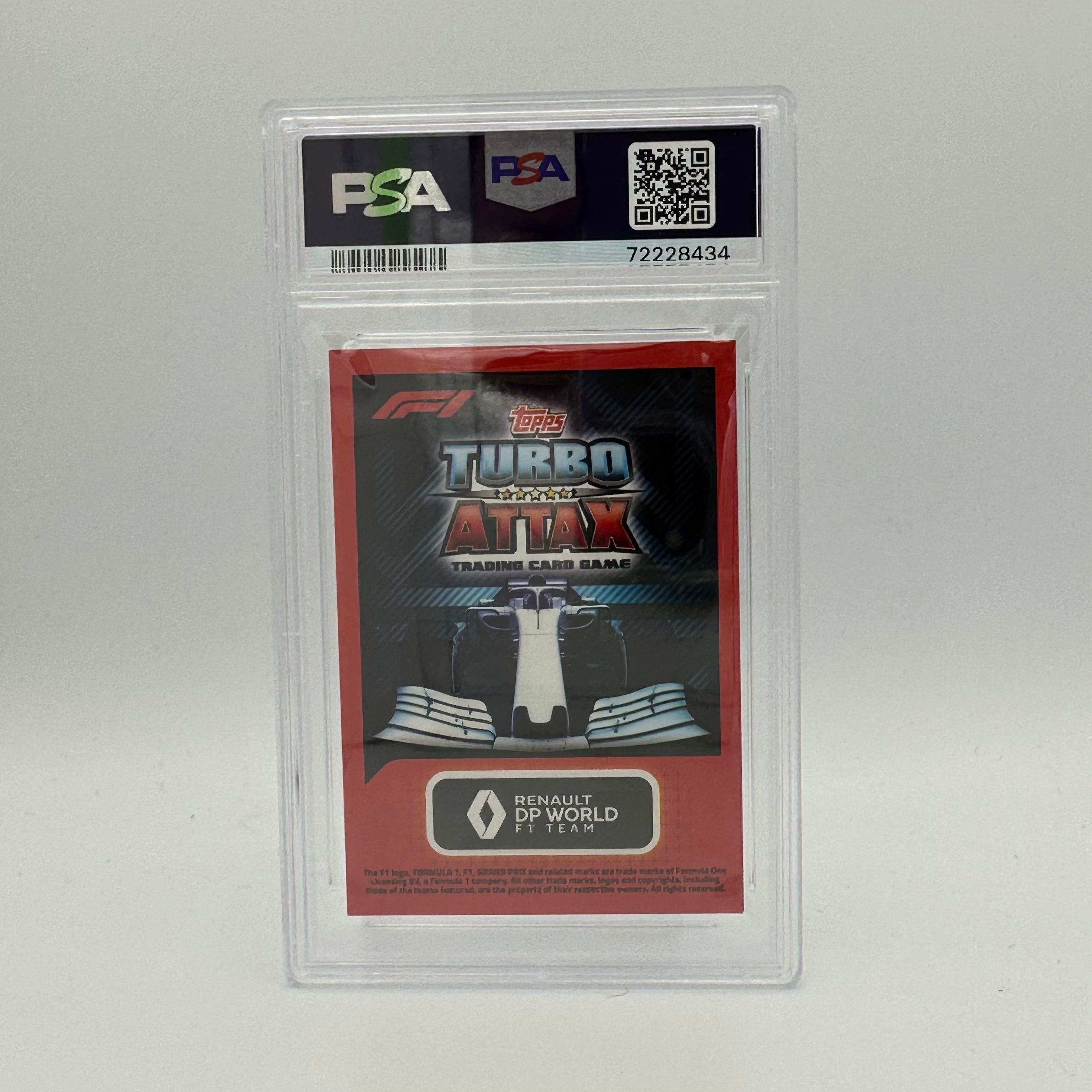 PSA 8 DANIEL RICCIARDO #LE4S LIMITED EDITION SILVER Trading Card - Perfect for Collectors, Sports Memorabilia Enthusiasts & Formula 1 Fans