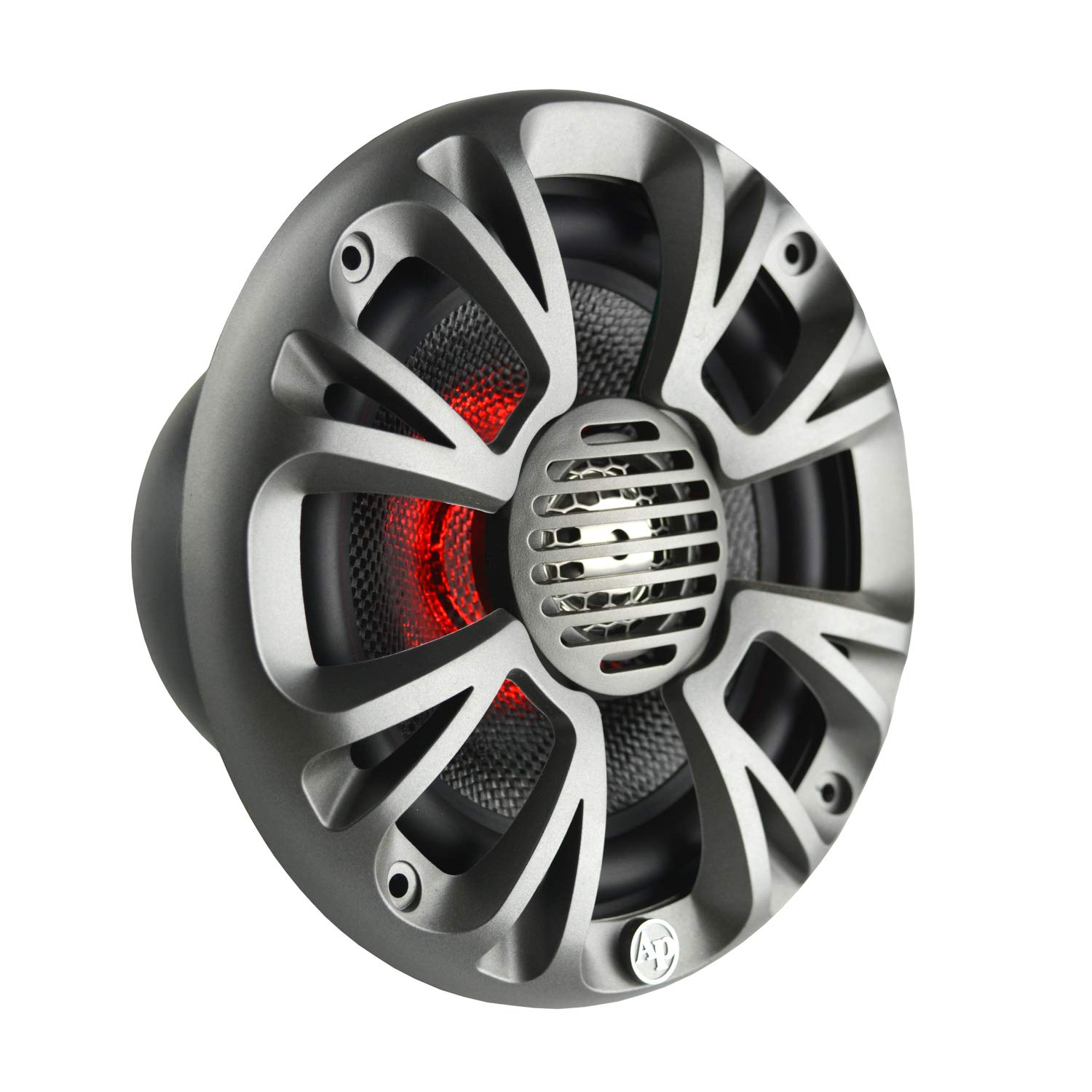 Audiopipe APMP 6.5 Inch Marine Speakers with LED Lights - Waterproof Boat Audio for Pontoon, Yacht & Pool Party