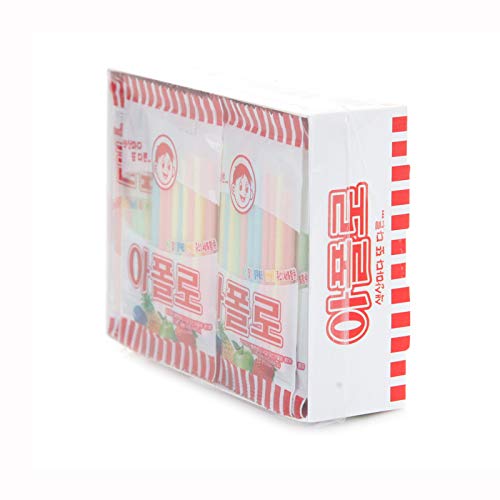 **ZEESOON Apollo Strawberry Candy (10g x 18 Packs) – Old School Korean Snack for Kids & Adults – Perfect for Parties, Gifts & Nostalgic Treats**