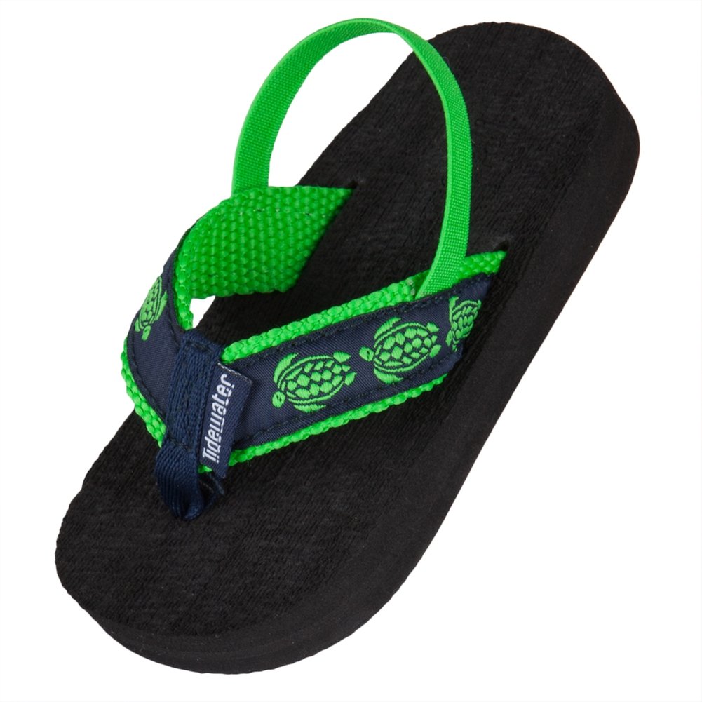 Cute Turtle Print Kids' Flip Flops - Comfortable Beach Sandals for Boys & Girls - Perfect for Pool, Summer Vacation and Outdoor Play