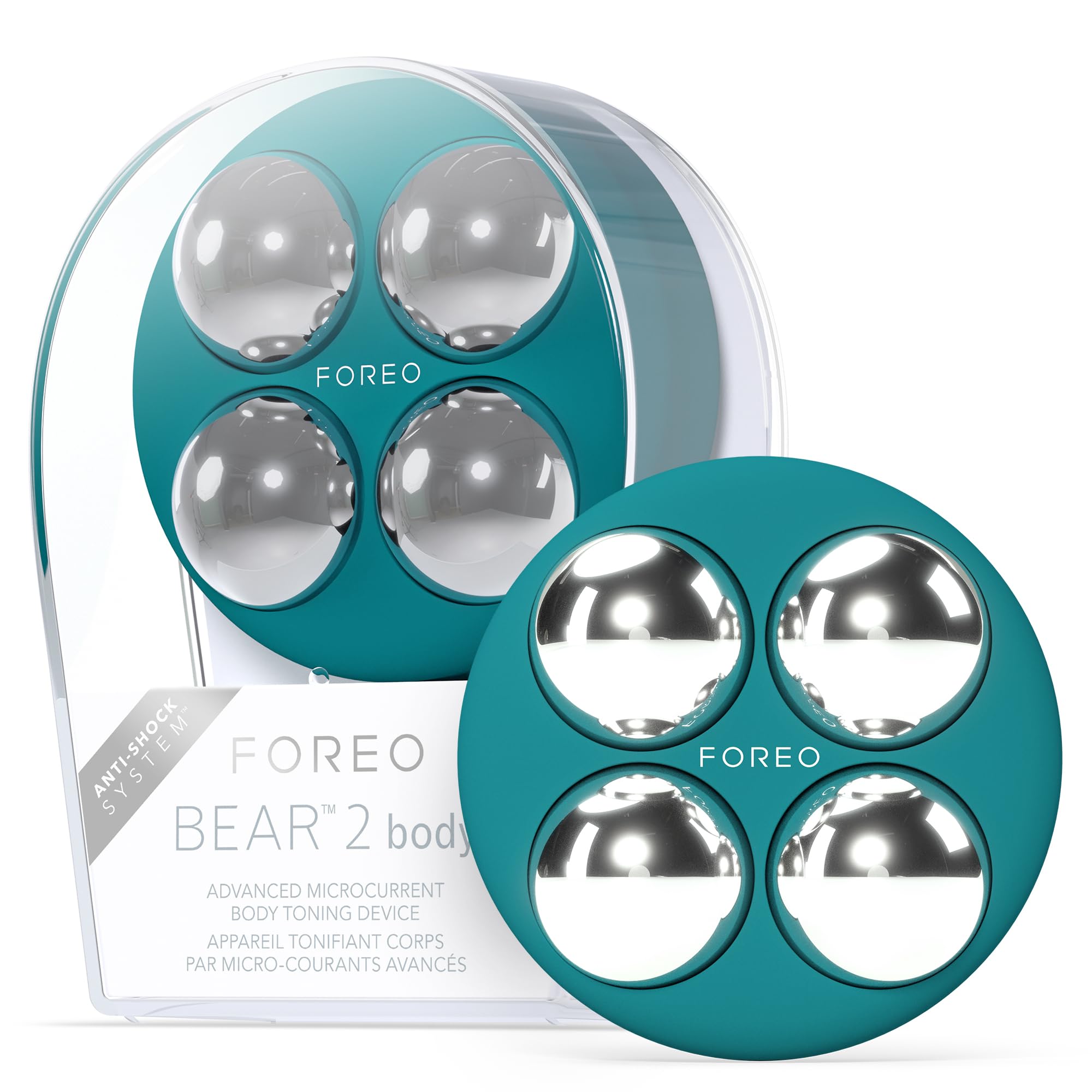 FOREO Bear 2 Body Advanced Microcurrent Body Sculpting Machine for Cellulite Reduction & Lymphatic Drainage - Skin Firming & Contouring Massager - Enhances Skincare Absorption - Perfect for Home Spa & Body Sculpting Routine