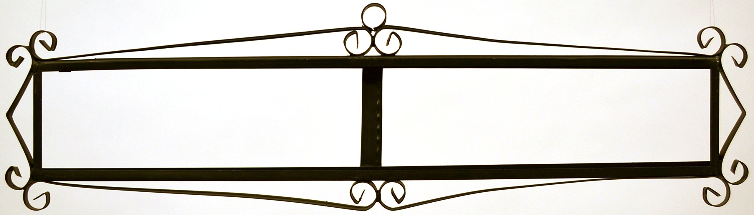 Black Iron Frame 12 Tiles Flor/MOSAICO Mini - 2.87” x 16.53” Wall Mounting Kit for Easy Tile Installation - Perfect for Bathroom, Kitchen Backsplash & DIY Home Decor Projects
