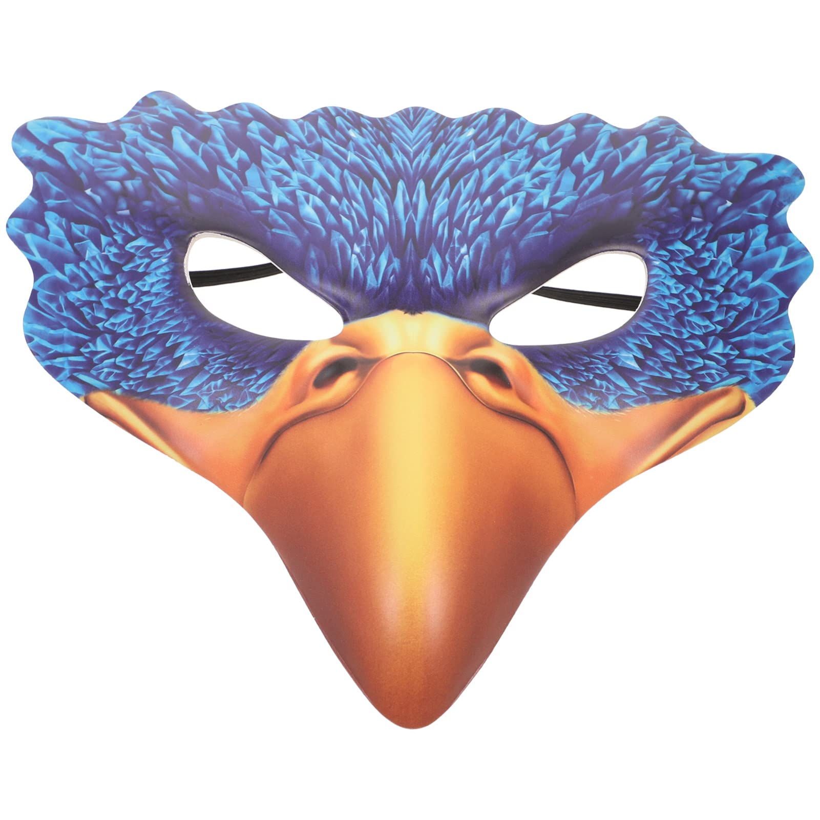 PRETYZOOM Halloween Mask - Long Nose Bird Beak Half Face Cover for Costume Parties, Masquerade Balls & Cosplay (Blue) | Perfect for Halloween, Carnival, Theatrical Performances & Renaissance Fairs