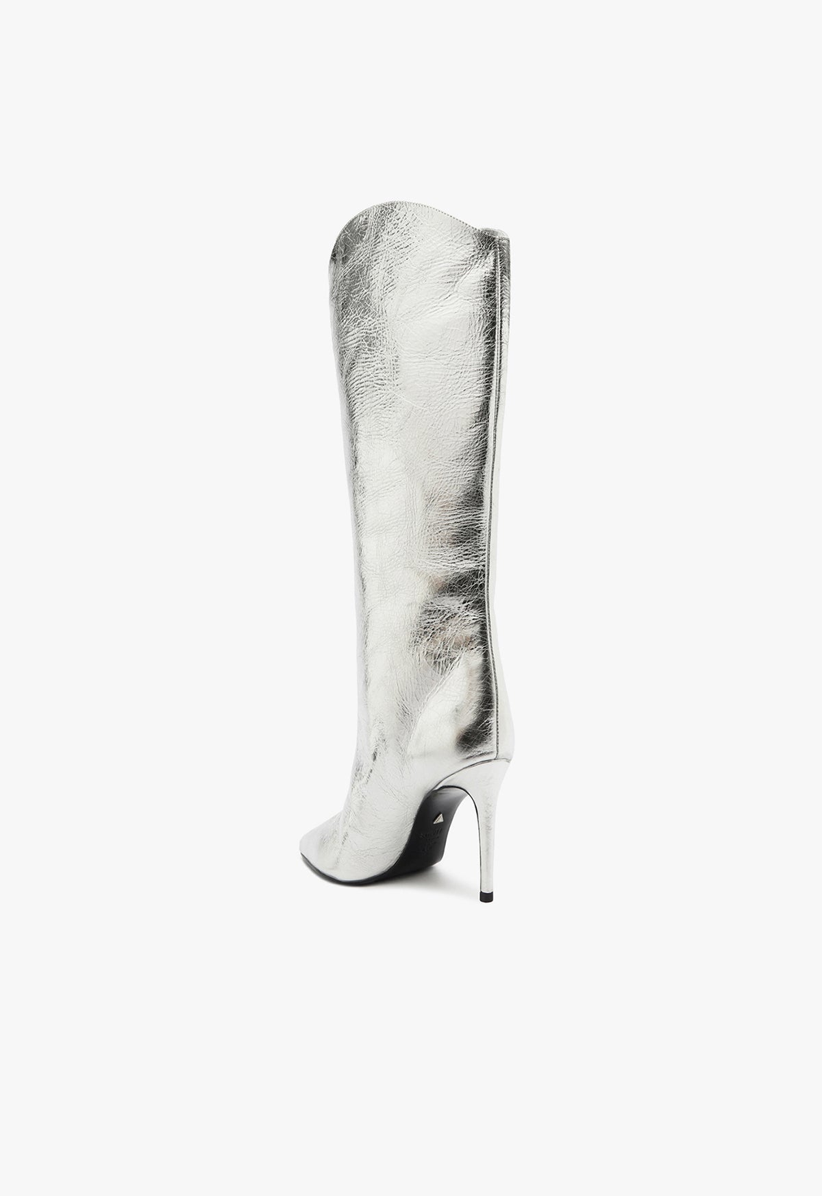 Maryana Metallic Leather Boots for Women - High Heel Fashion Boots (F24 Collection) | Perfect for Parties, Night Out & Special Occasions
